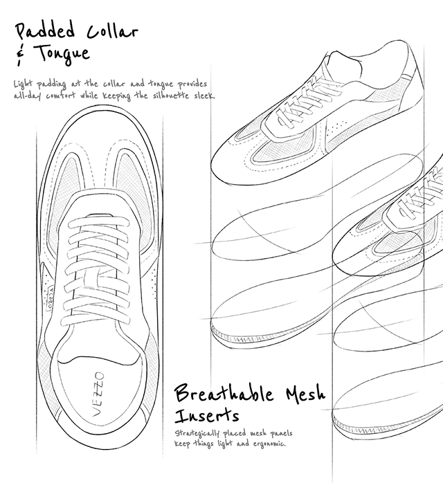 Shoe blueprint slide 1